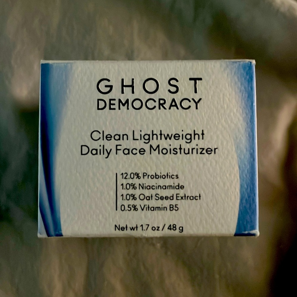 GHOST DEMOCRACY clean, lightweight moisturizer